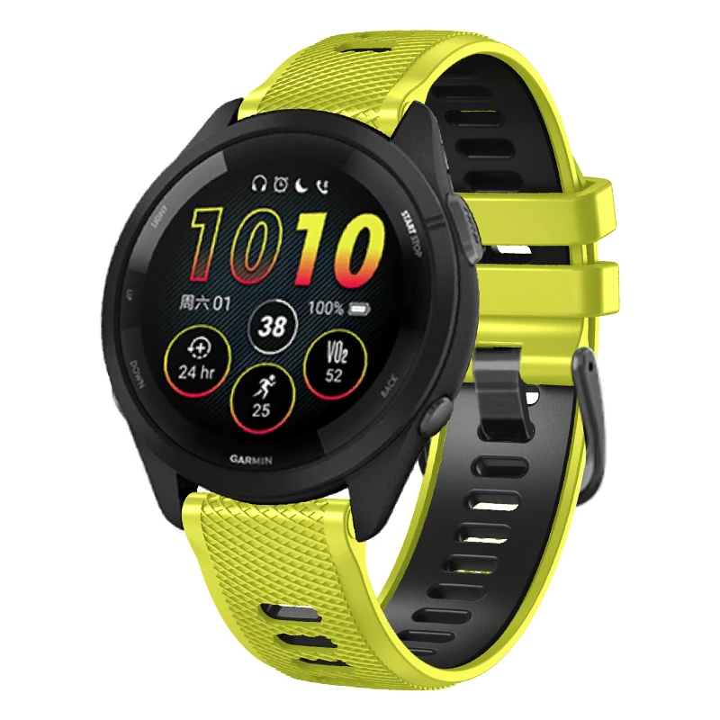 Premium 22mm Silicone Watchband Bracelet - Official Strap Replacement