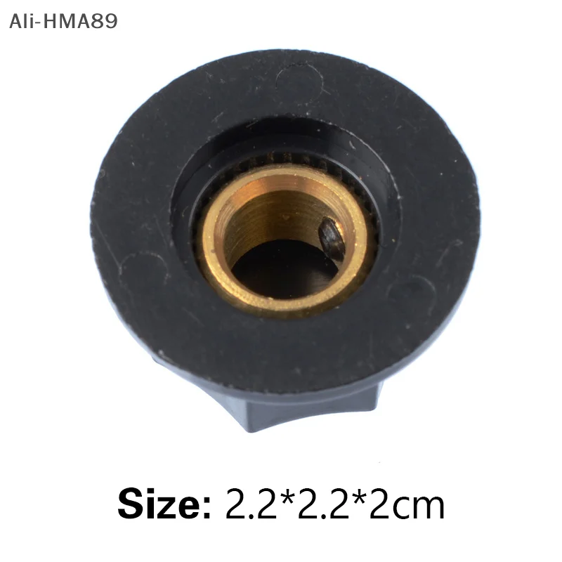 HMA89-Brass Plug-in Amplifier Adjustment Knob Cap B01 Rubber Wood Knob Instrument Instrument Cap Guitar Potentiometer