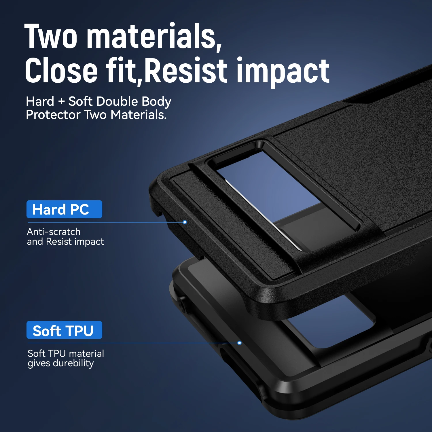 Rugged Shockproof Phone Case with Military-Grade Protection