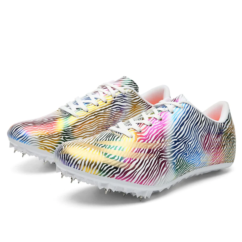 White Rainbow Field Track Spikes