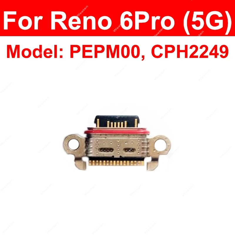 Connecteur De Recharge Pour Oppo Reno6 Pro+ 5G - Port USB Type C + Dock Plat, Neuf