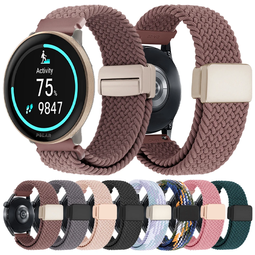 Versatile Nylon Loop Braided Watch Strap - 20mm/22mm, Sport Bracelet Replacement Band