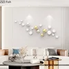 Golden/silver Ball Wall Hanging Ornaments Set Room Aesthetics Decor Round Ball Pendants Living Room Decoration Wall Display 1
