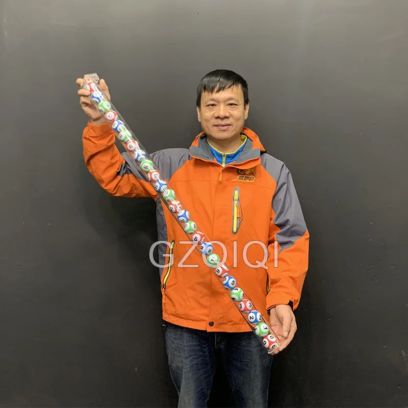 Tubular acrylic ball box lottery bingo game set