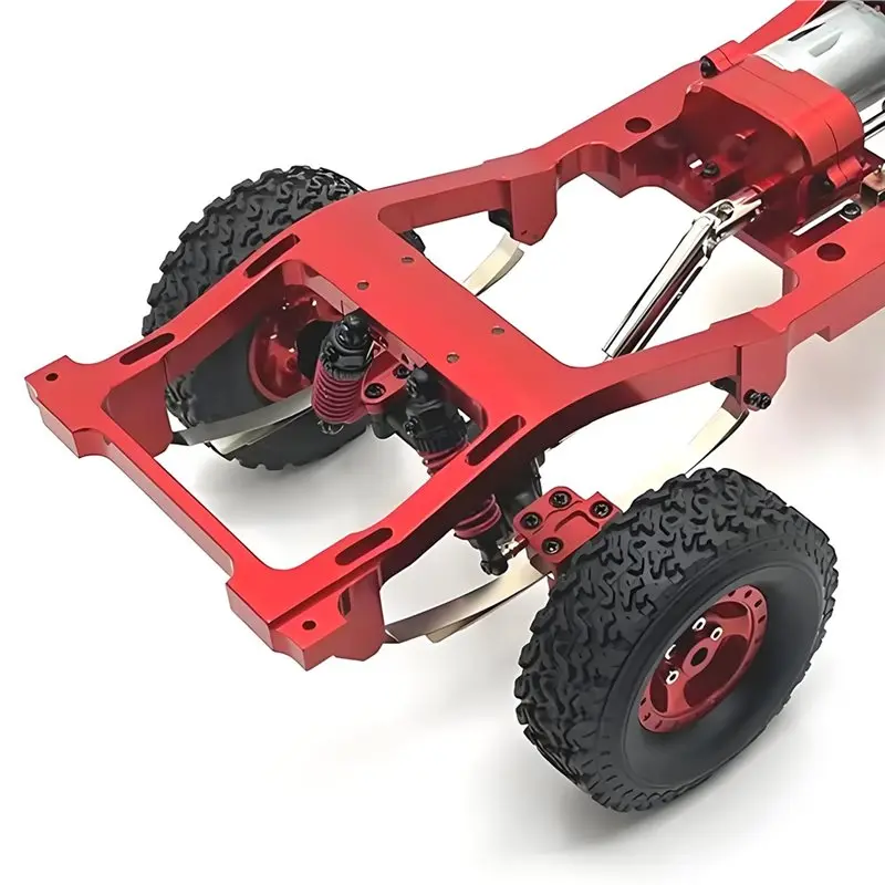 ABKI-For MN1/12 For MN82/78/168/99S LC79V2RC 자동차 금속 중파 박스 기어 커버 중파 박스 어셈블리 업그레이드 기어박스 프레임