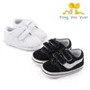 Spring and Autumn Baby Casual Sneakers Girls Boys Fashion Desion Soft Sole Hook&loop Solid Newborn Toddler Shoes First Walkers 1