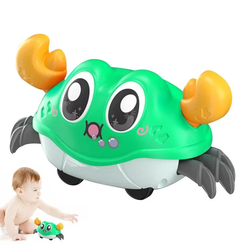 

Sensing Crawling Crab Toys Cute Running Crab Interactive Toys Walking Dancing Toy Infant Fun Birthday Gift Electronic Pets Toys