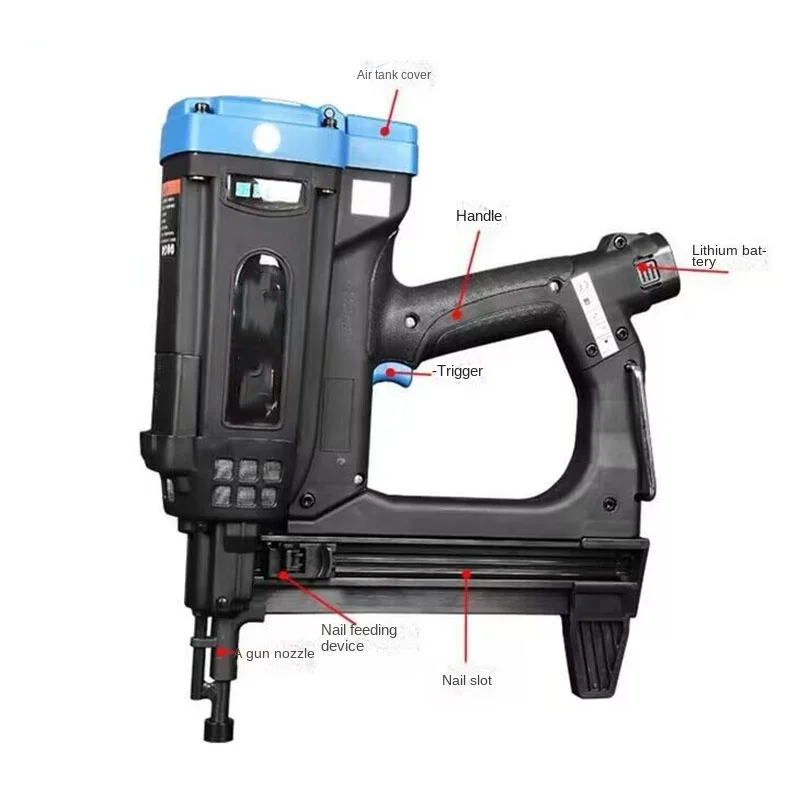 NEW Multi-Function Gas Air Nail Gun Electric Hydroelectric Window Continuous Nail Gun Nozzle Barrel Accessories