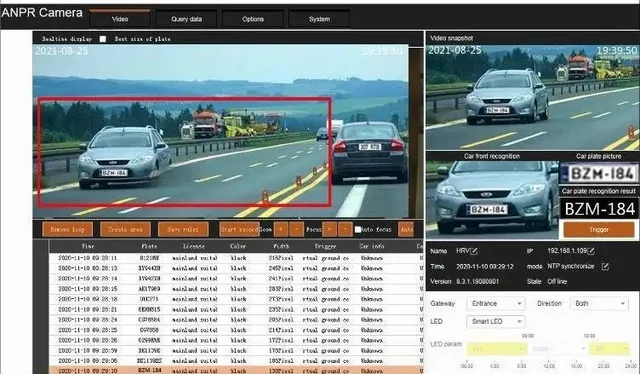SZGOING 5MP Dual lens Automatic License Plate Number Recognition  Capture CCTV IP  ALPR LPR  ANPR Camera 3