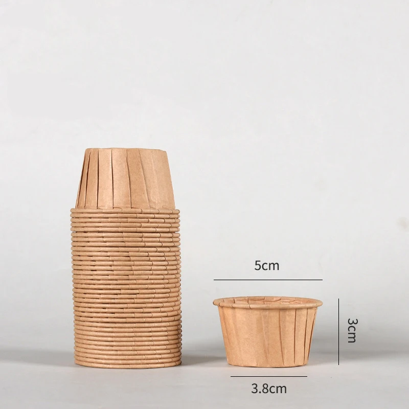 Mini Cupcake Vormpjes Papier - 3,8 cm (50 stuks)