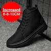 Men Boots Elevator Shoes Hidden Heels Canvas Heightening Shoes For Man Hidden Heels Increase Insole 10CM 8CM Sports Height Shoes 1