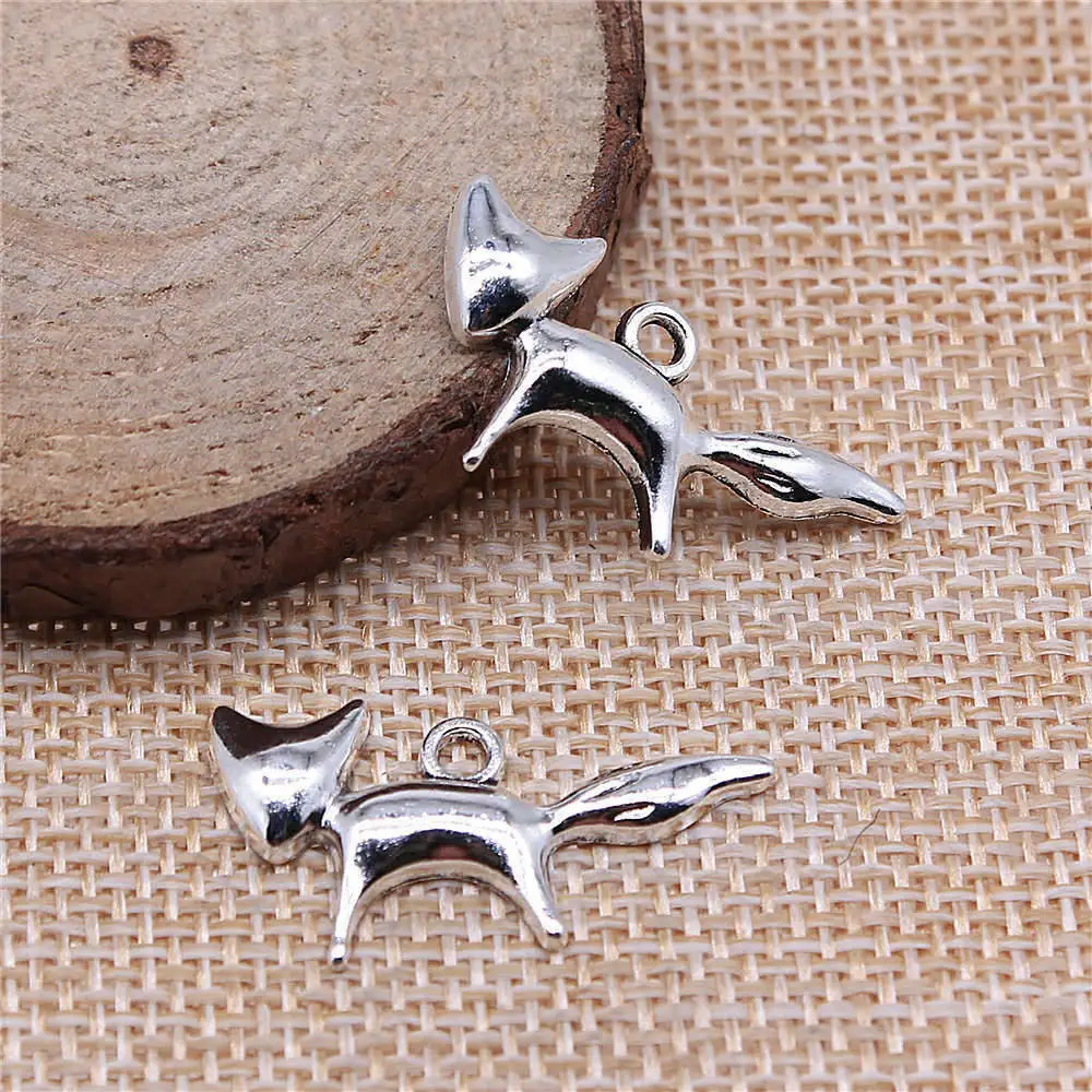

Accesories Fox Charms Jewelry And Accessories 15x29mm 10pcs