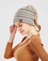 Knitted Hat  Autumn And Winter  Korean Version  Velvet Thickened Pullover Hat Ear Protector Head Cap  Outdoor Cycling Beanie 2
