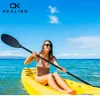 2 Sections Kayak Paddle Accessory Inflatable Stand Up Paddle Surf ABS Double Blade Fiberglass Shaft for Boats Kayaks Tool 6