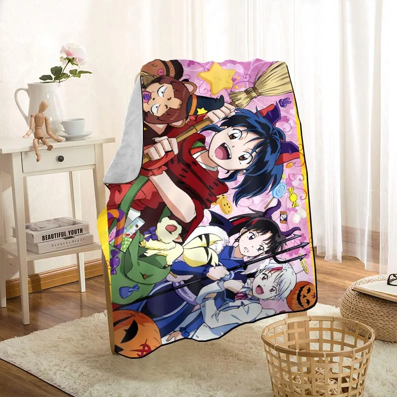 

HEARMNY Hanyou No Yashahime Blanket Super Soft Warm Microfiber Fabric Blanket For Couch Throw Travel Adult Blanket 0506