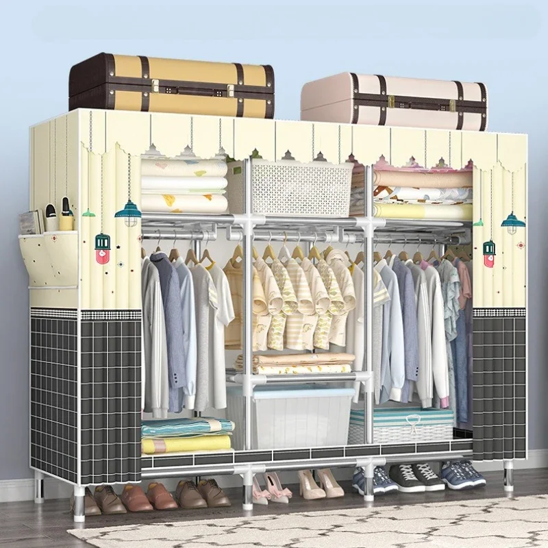 تجميع الملابس النسيجية الاقتصادية المحمولة خزانة غ...