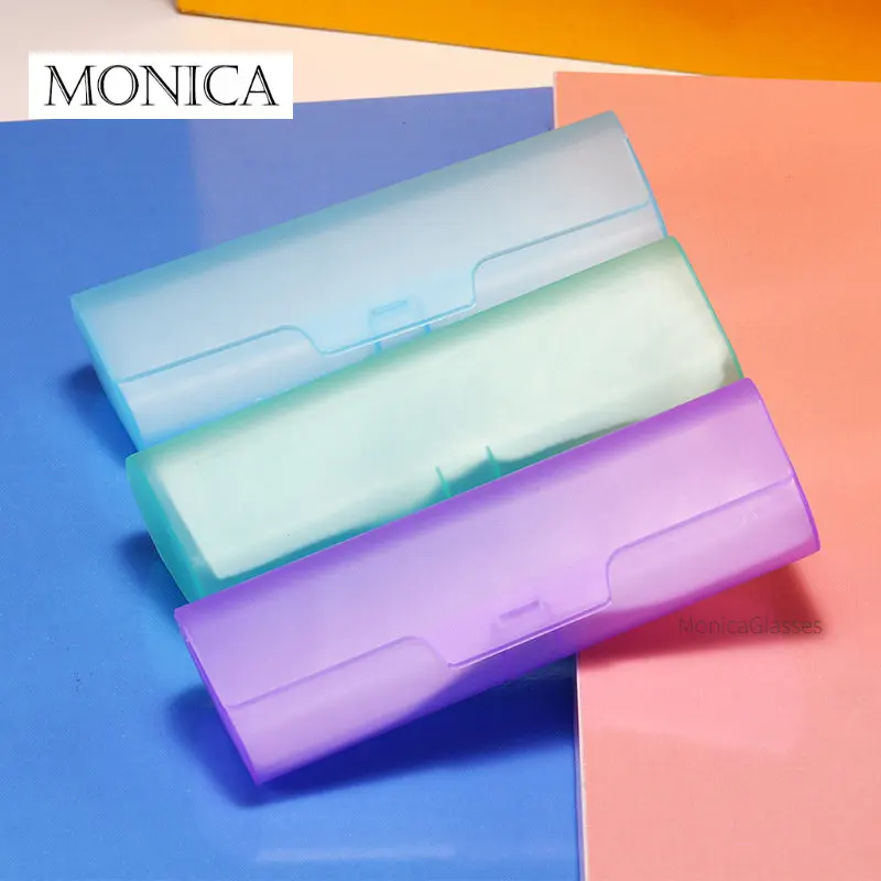 Glasses Case Reading Glasses Plastic Mirror Case Men's and Women's Hard