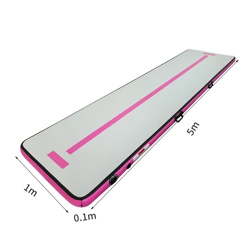 6M Air Track Mat Inflatable Gymnastics Tumbling Mat W/ Pump Co