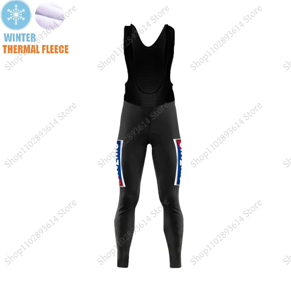 Cinzano-Italy Drink Beer Cycling Jersey Set Men Winter Clothing Suit Long Sleeve MTB Bike Road Pants Wear Maillot