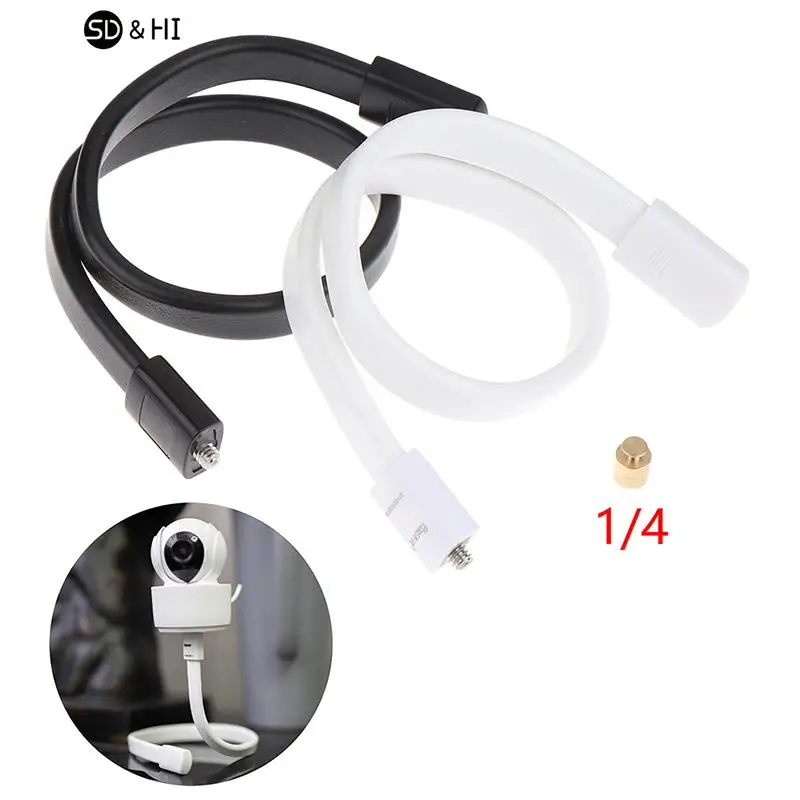 1/4In Camera punch-free bracket multi-function crib winding Bracket For Baby Monitor Mount on Bed Cradle Adjustable Long Arm