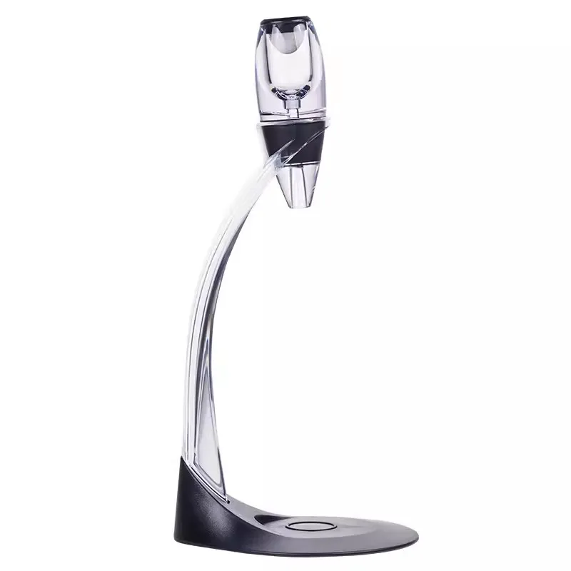 Wine Aerator Decanter Professional Red Wine Decanter Pourer with Filter Stand Holder Vodka Quick Air Aerator Home Dining Bar Essential Set