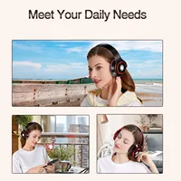 Best Colorful Earphones Wireless Bluetooth 5.3 Headsets Built-in Mp3 Player Foldable Sport Headphones Stereo Sound For Cellphone 6