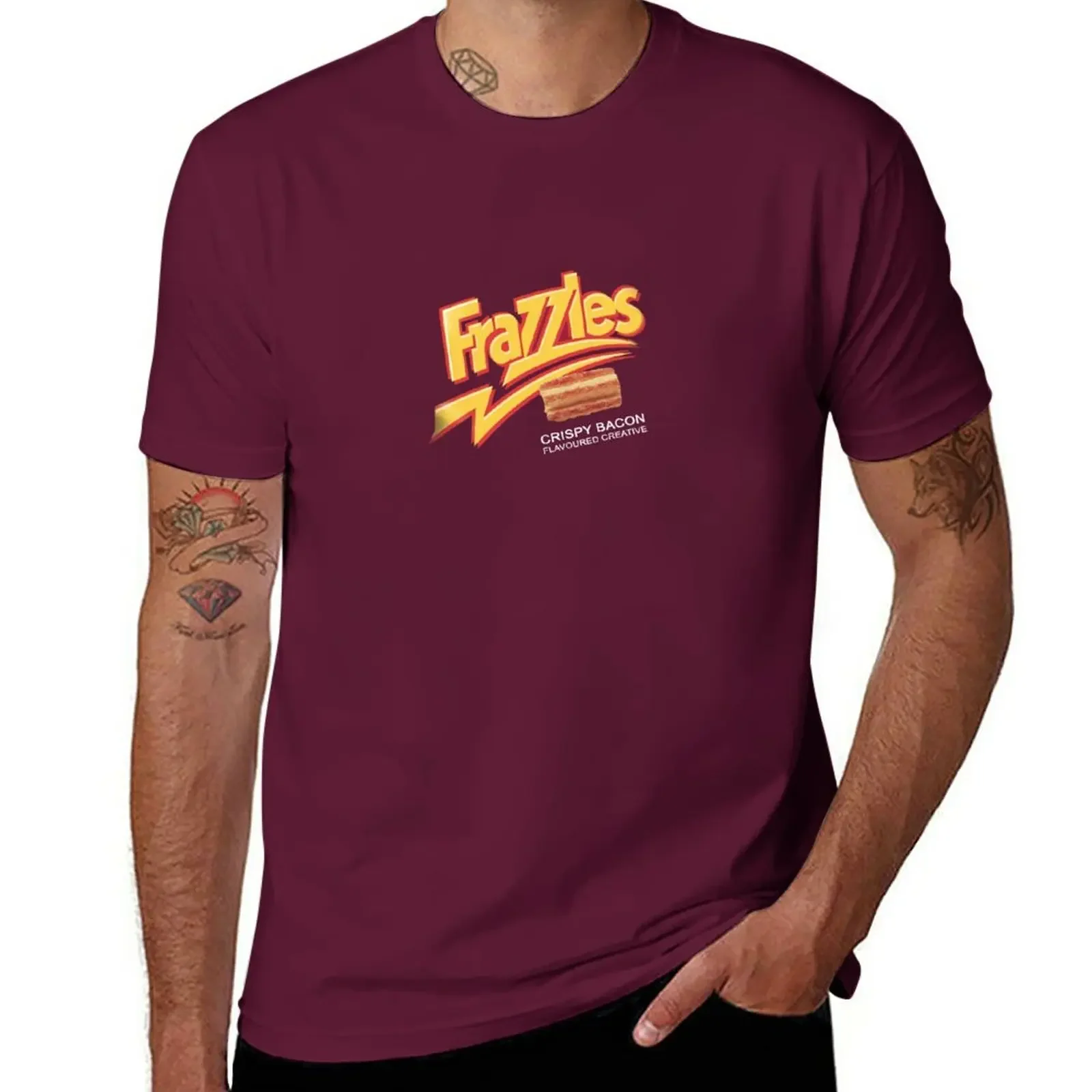 

Frazzles creative T-Shirt oversized blacks mens graphic t-shirts funny
