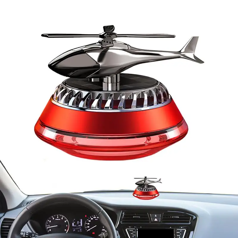 

Вращающийся освежитель воздуха на солнечной батарее для автомобиля, ароматерапии, вертолета, ароматический очиститель, самодельный диффузор для натурального масла для автомобиля, дома