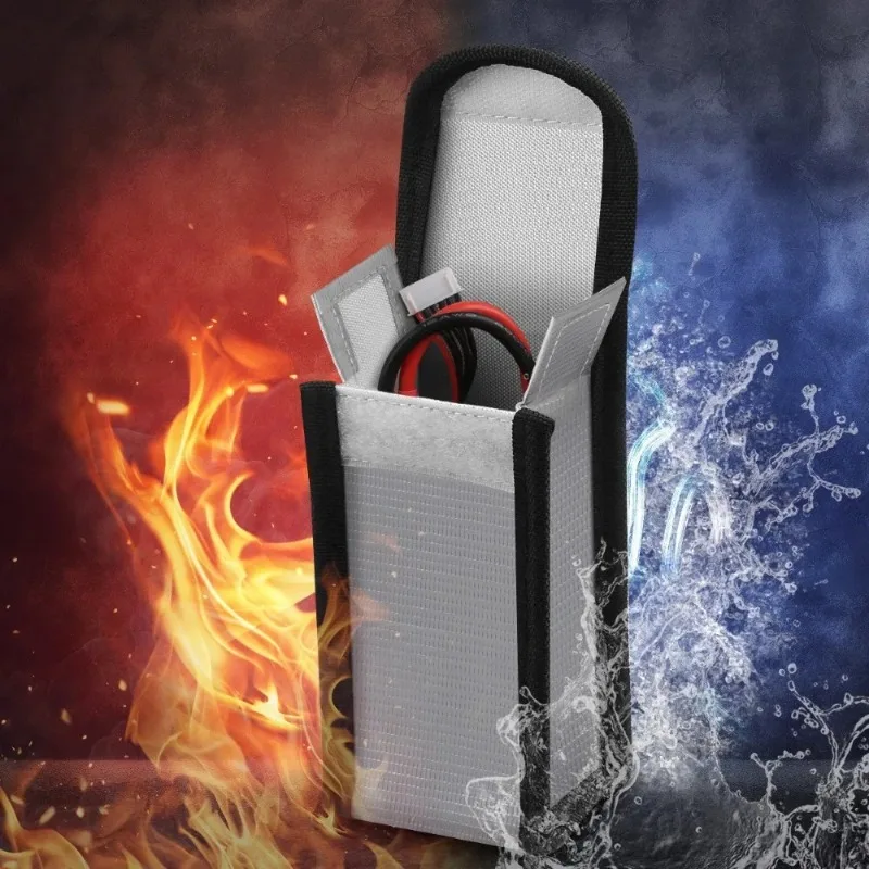 Sac de sécurité LiPo ignifuge 9,5x6,4x5cm pour batterie drone RC FPV