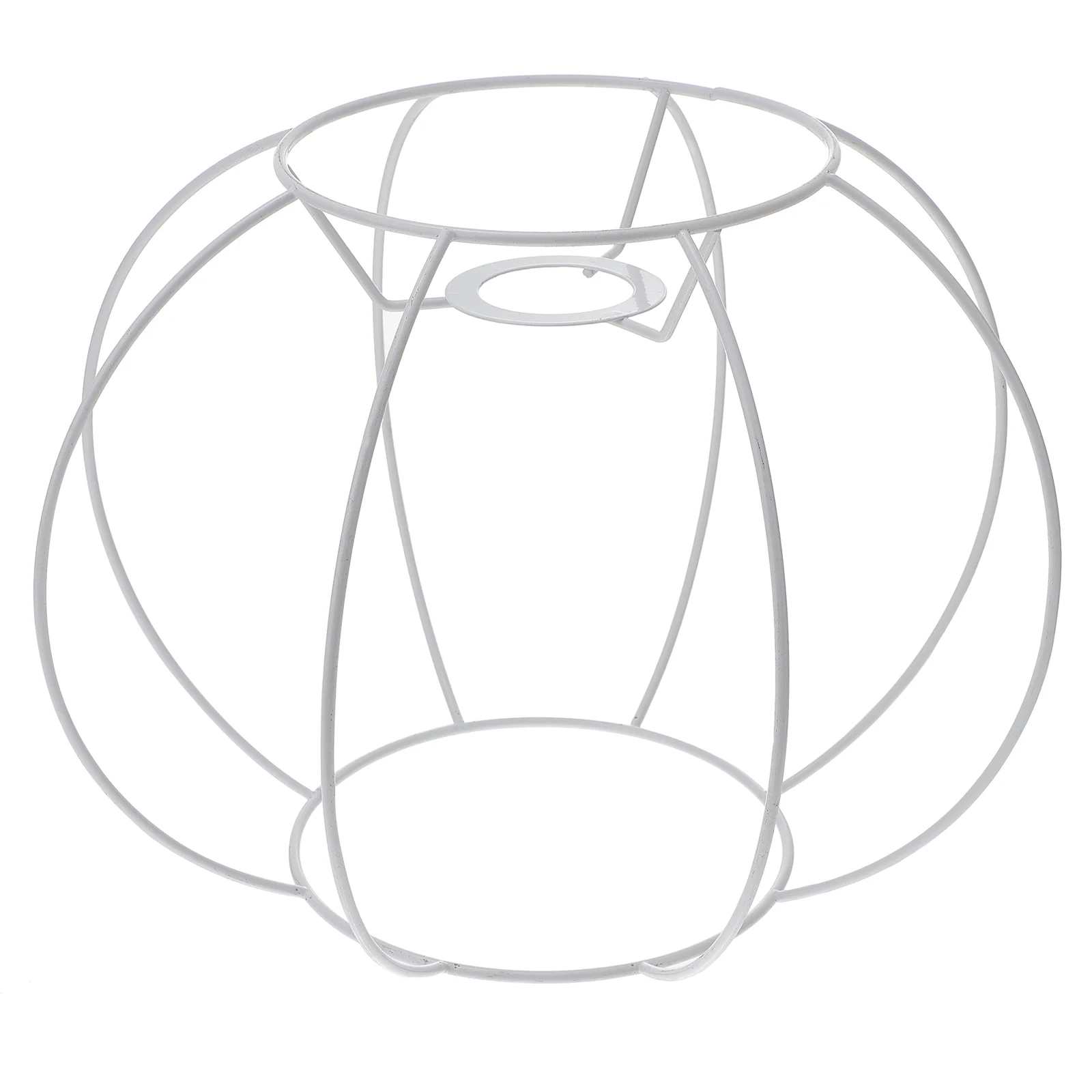 

1pc Iron Lantern Frame DIY Lampshade Frame Pendant Lamp Bracket Accessories