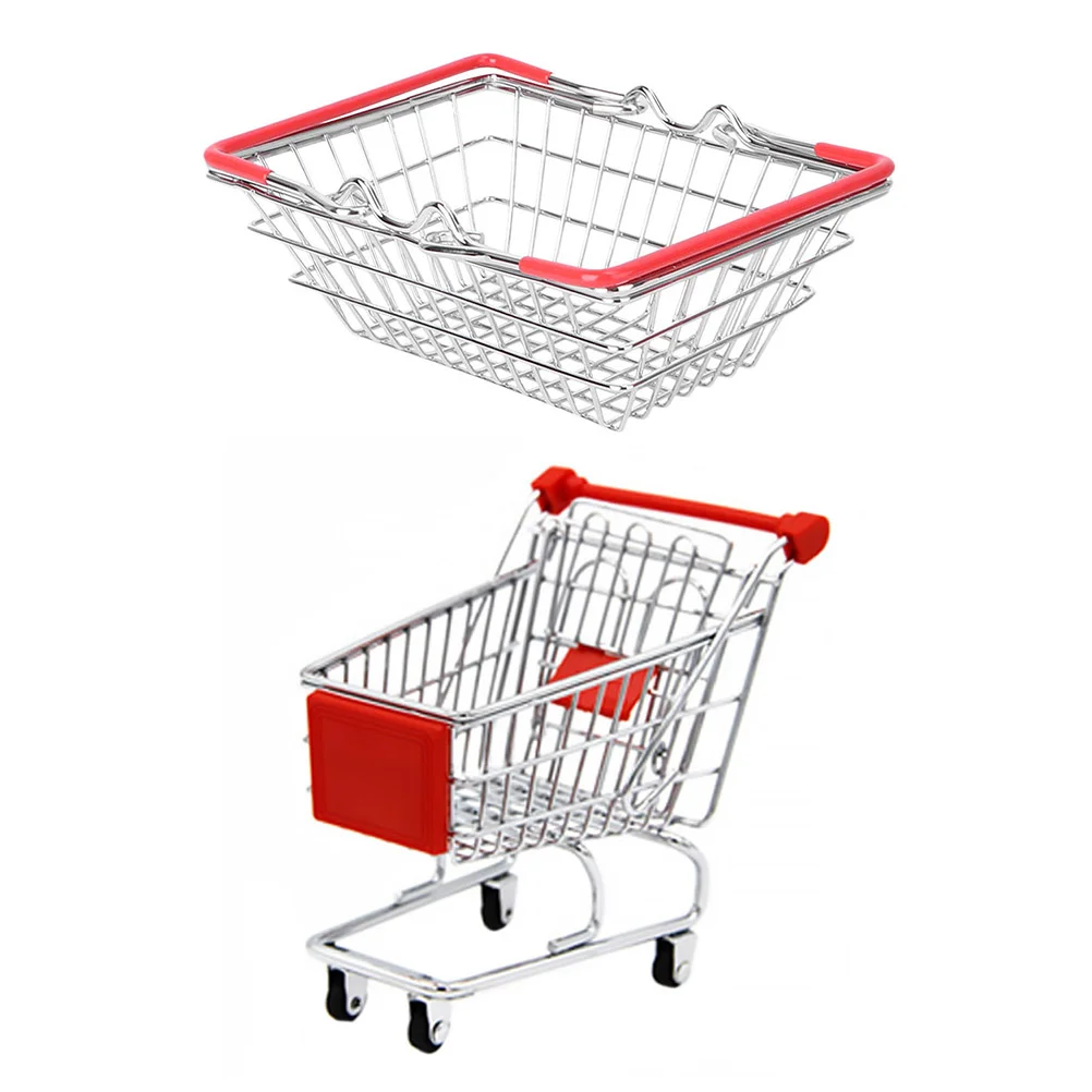 

Игрушки для девочек, корзина из кованого железа для продуктов и корзина для покупок, ролевая курица, детская игра