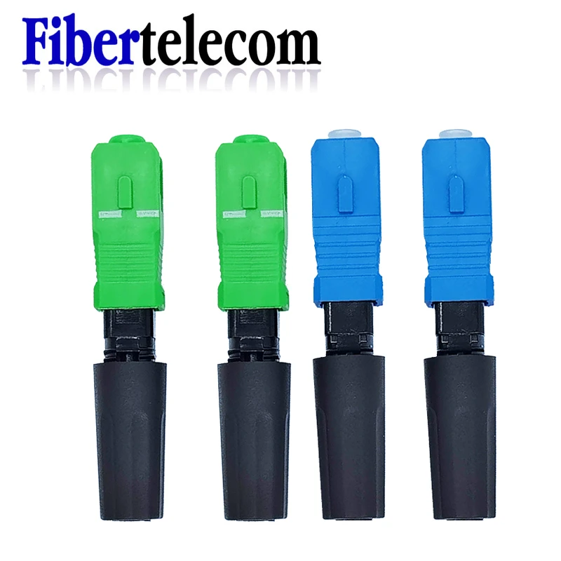 Fiber Optic Fast Connector fiber optic adapter FTTH SC APC Single Mode Fiber Optic Adapter SC UPC FTTH Connector Field Assembly