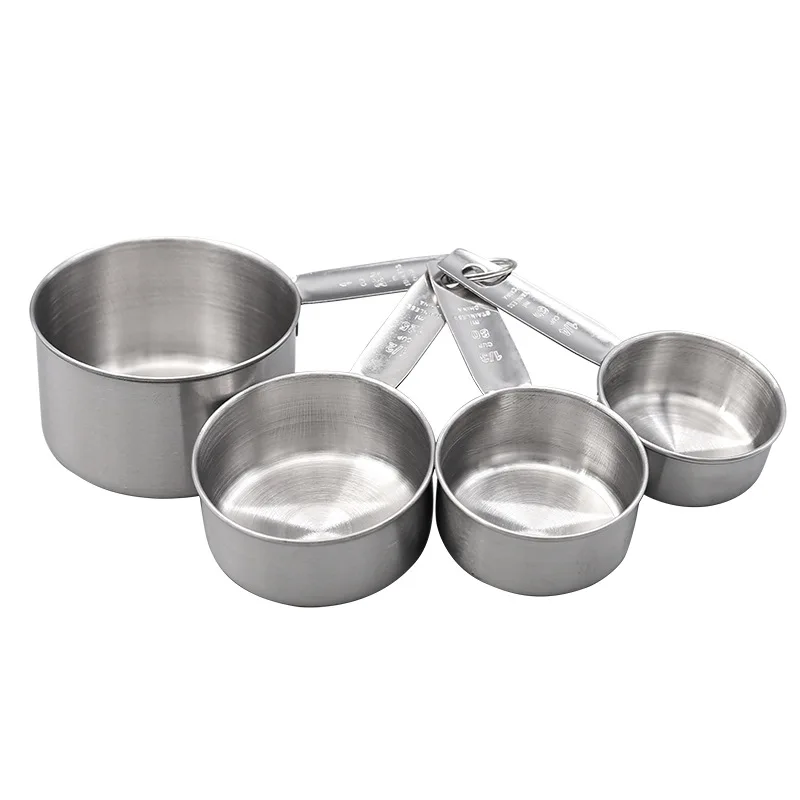 4 Pcs Stainless Steel Measuring Spoon Set Graduated Measuring Spoon Baking Home Kitchen Tool Salt Coffee Spoons measuring spoon set