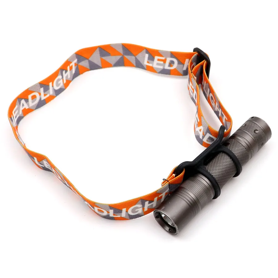 Elastic Head Strap Mount Holder Headband For S2+ H1 S21A C8 C8+ Torch Body 22mm-26mm 18650 Flashlight Headlamp flashlight holder elastic headband elastic head strap