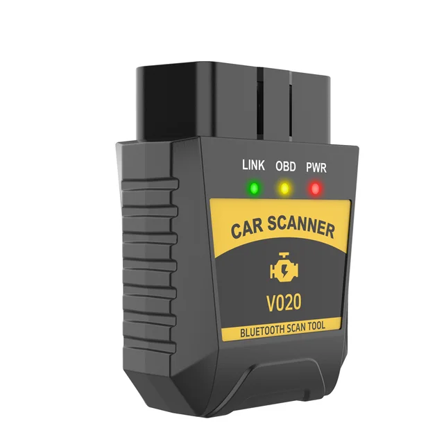 V020 Bluetooth 4.0 OBD2 Car fault Diagnostic Tool Code Reader For IOS Android PC OBD II Scanner read&clear the fault codes 3