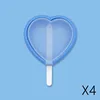 4 blue heart
