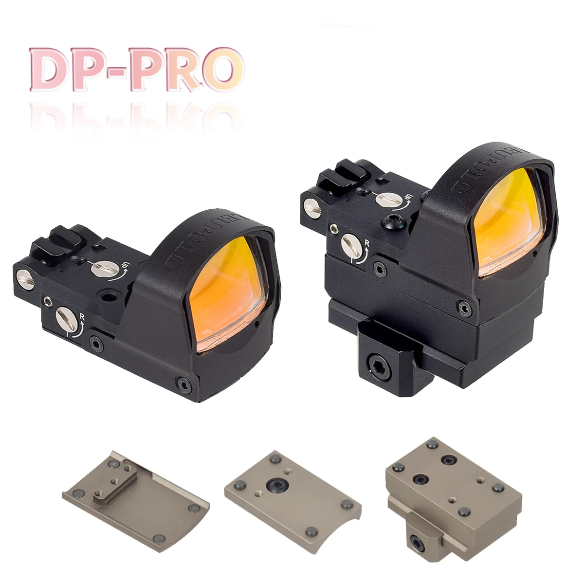 

2.5 MOA Tactical LP DP PRO Red Dot Sight Scope Pistol Reflex Sight Hunting Airsoft Rifle 1911 Glock 20mm Rail 1913 Mount AR15