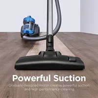 Bagless Canister 2.5L Vacuum Cleaner, Lightweight Vac for Carpets and Hard Floors, NEN110A, Blue 2