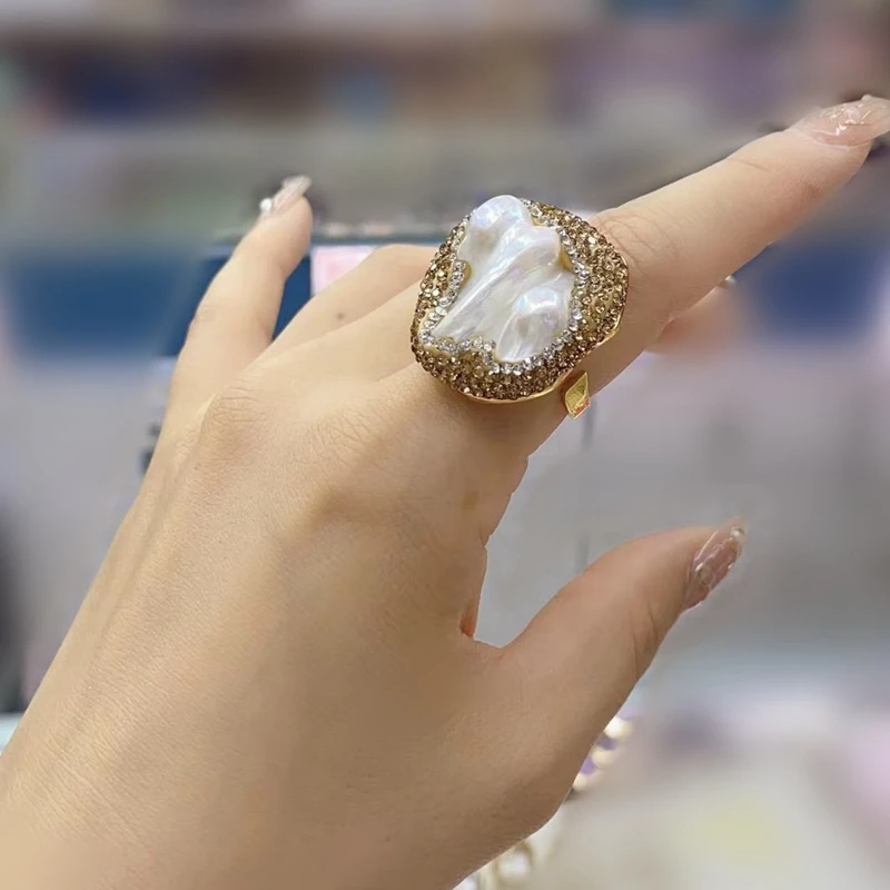 Anello Eternity In Argento 925 Placcato Oro 14K - Con Zirconi Per Donne, Design Semplice E Impilabile - Foto 3