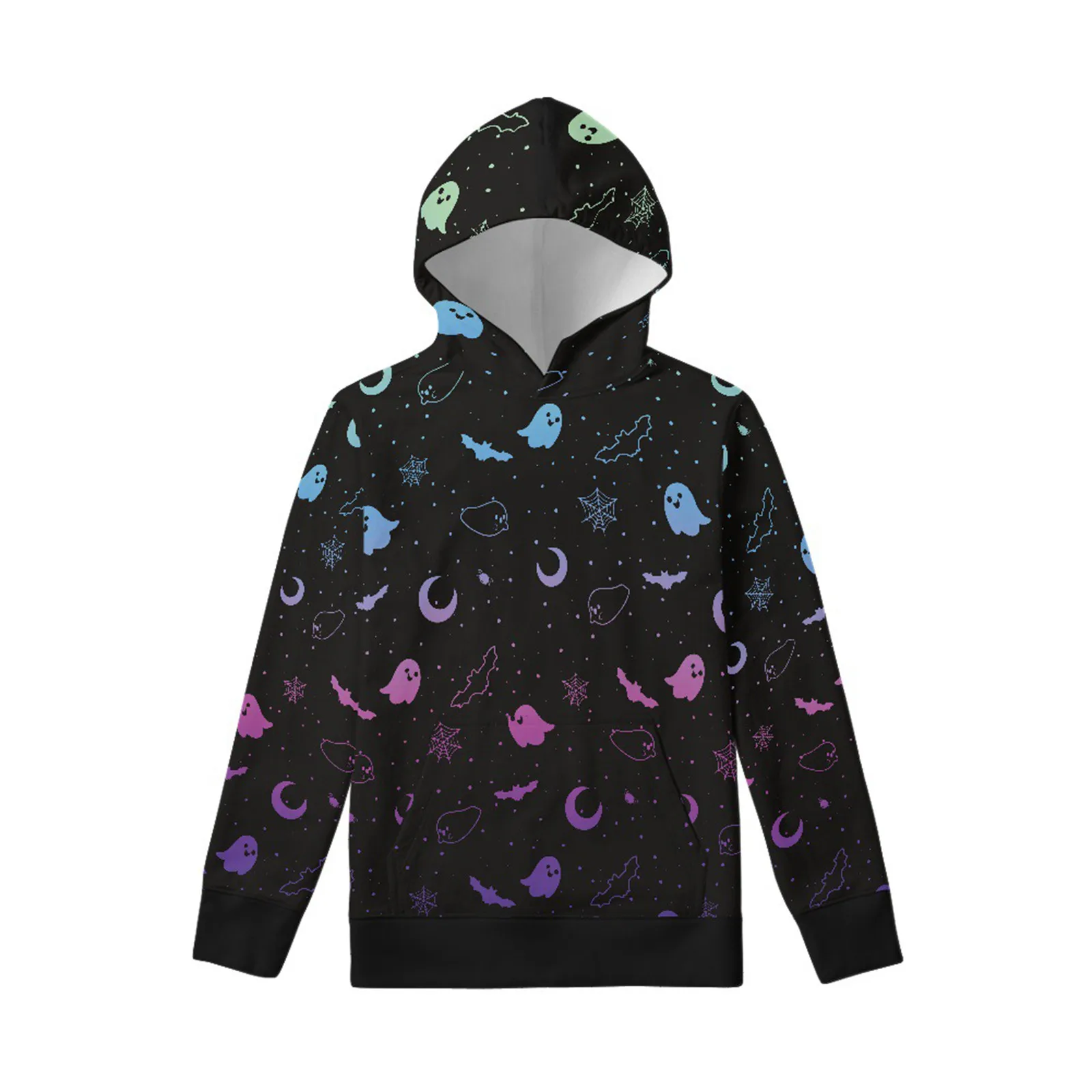 

12 Month Sweatshirt Halloween Boys Girls Hoodies For Kids Casual Pullover Sweatshirts With Pocket For 6 To 15 Years
