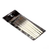12Pcs Detail Paint Brush Set Miniature Nylon Hair Paintbrushes for Fine Detailing Acrylic/ Watercolor/ Gouache/ Pigment 6