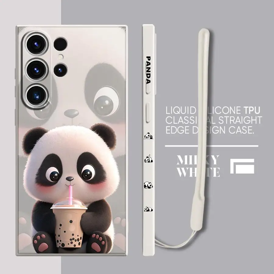 Adorable Panda Soft Phone Case Cover