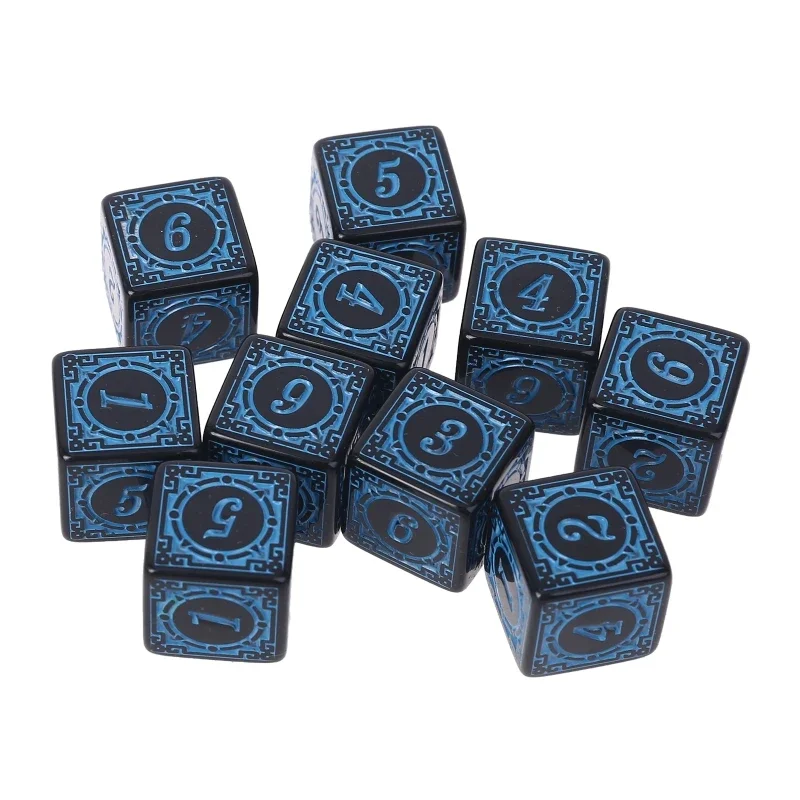 10Pcs D6 ٸü ֻ 簢 ڸ  6    ̺    