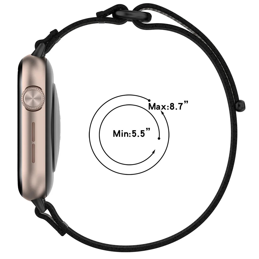 Premium Nylon Alpine Loop Watch Band – Adjustable, Soft & Durable Strap