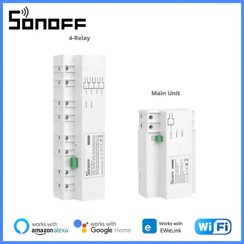 

Система мониторинга мощности SONOFF SPM/SPM-4Relay, 20 А/комплект, умный Штабелируемый измеритель мощности