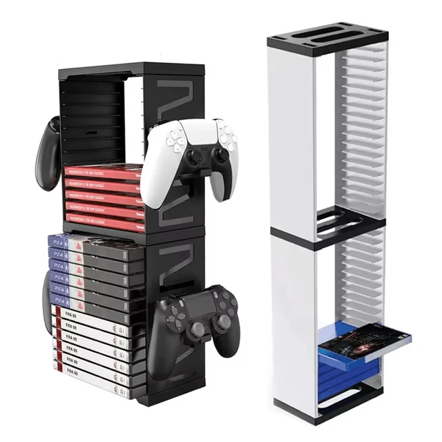 DATA FROG Host Disc Double-layer Storage Box Holder For PS5/PS4/Switch Disc Shelf for Xbox Series X Holder Accessories