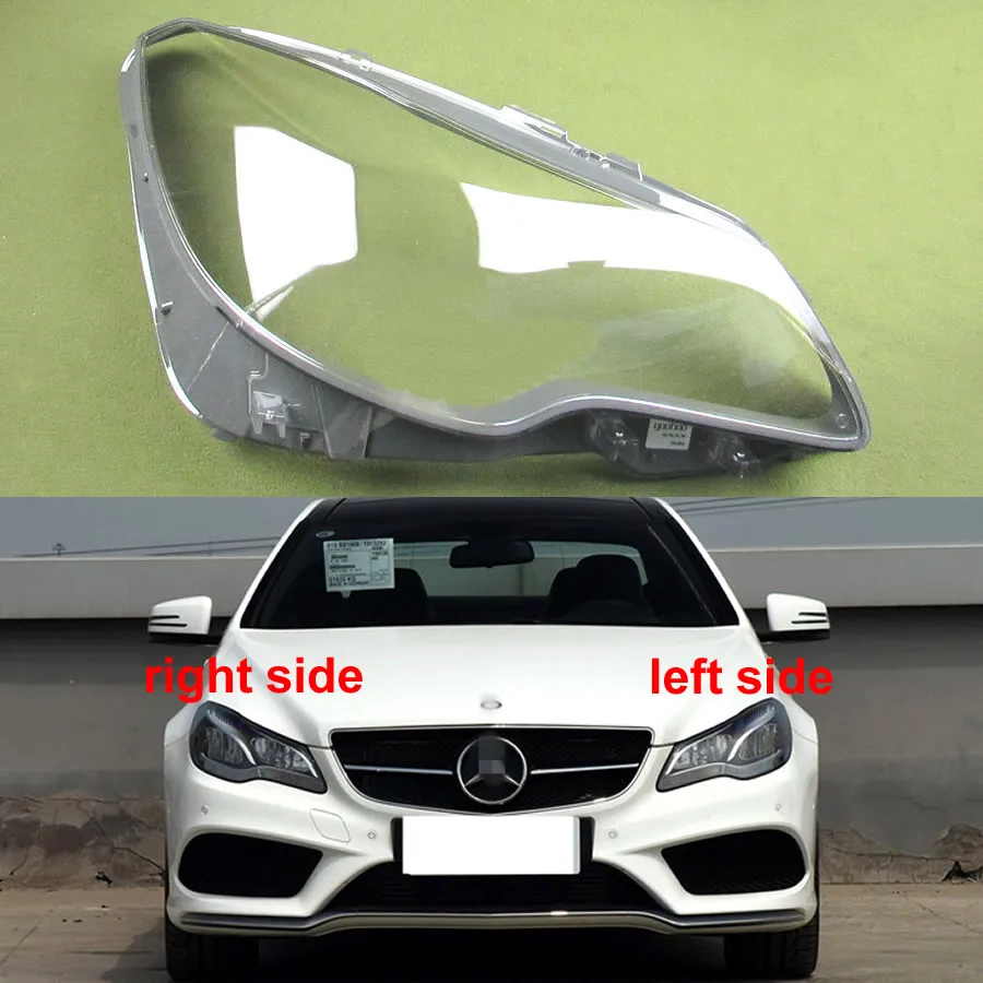 

For Benz W207 E200 E250 E300 2013 2014 2015 2016 Front Headlight Cover Lampshade Transparent Headlamp Shell Lens Plexiglass