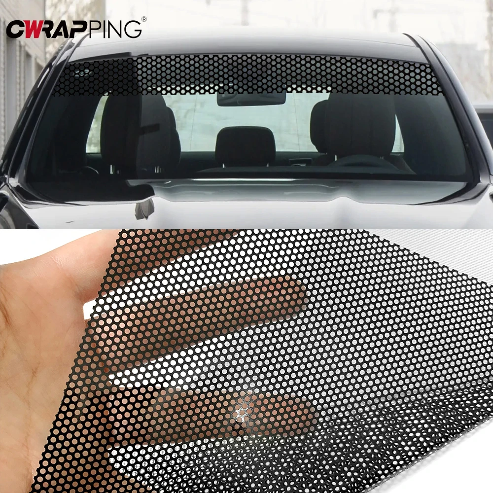 Car Sunshade Stickers Windshield 3D Vinyl Film Rear Gear Sunshade Decals Cars Accessories for Front Window