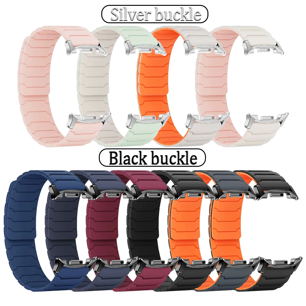 Magnetic Silicone Loop Strap - Premium Replacement Watch Bracelet