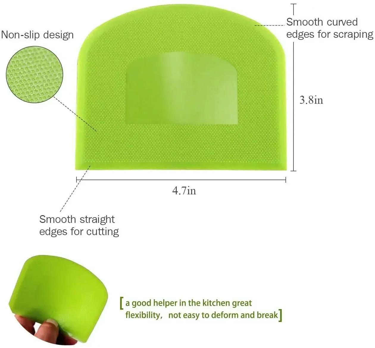 kitchen gadgets Dough Knife Cake Cream spatula cooking Baking Pastry Spatulas Tools Pastry Tools baking tools cookie cutter - 2